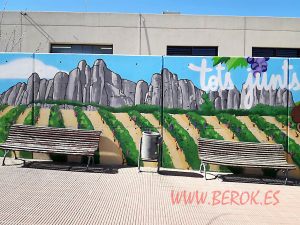 pintura mural fachada escuela infantil